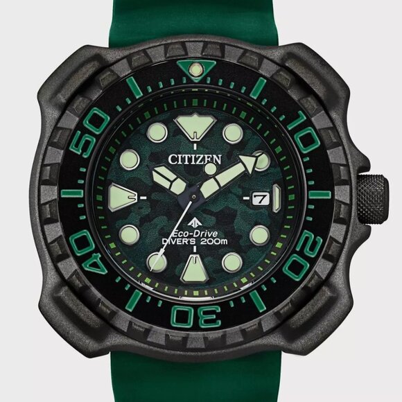Promaster Green Strap Men's Citizen 47mm Watch - Picture 1 of 4